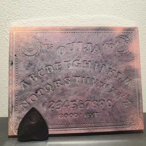 Pink/Black Resin Ouija Board Set